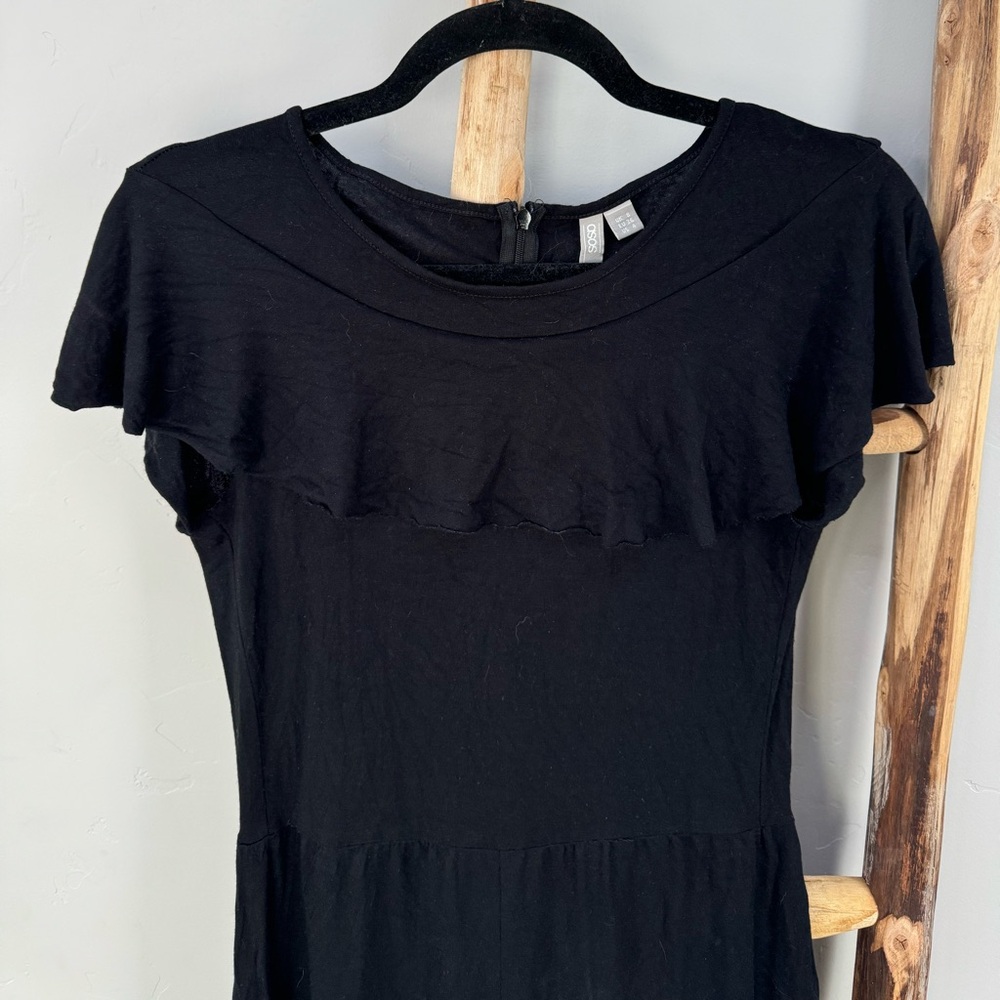 ASOS Black Sleeveless Jumpsuit